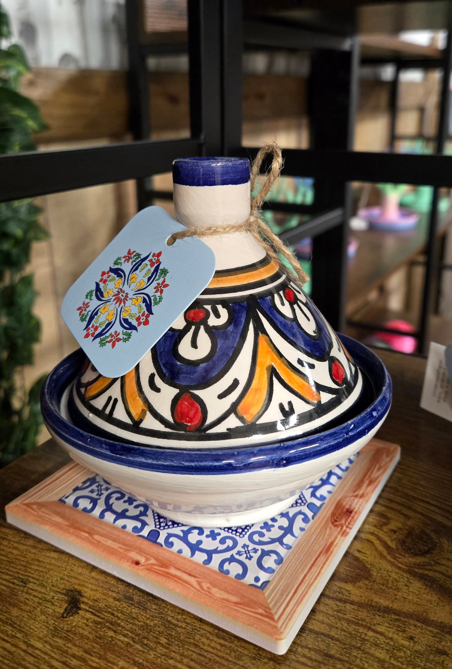 Beautiful Moroccan Mini Tajin - Hand crafted