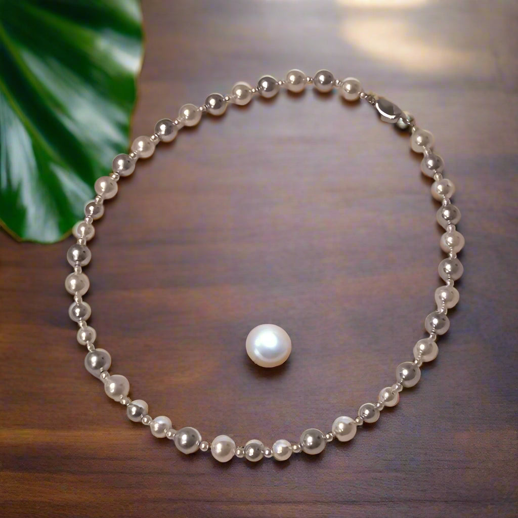 FRESH WATER PEARL NECKLACE - JAG Universal Collection