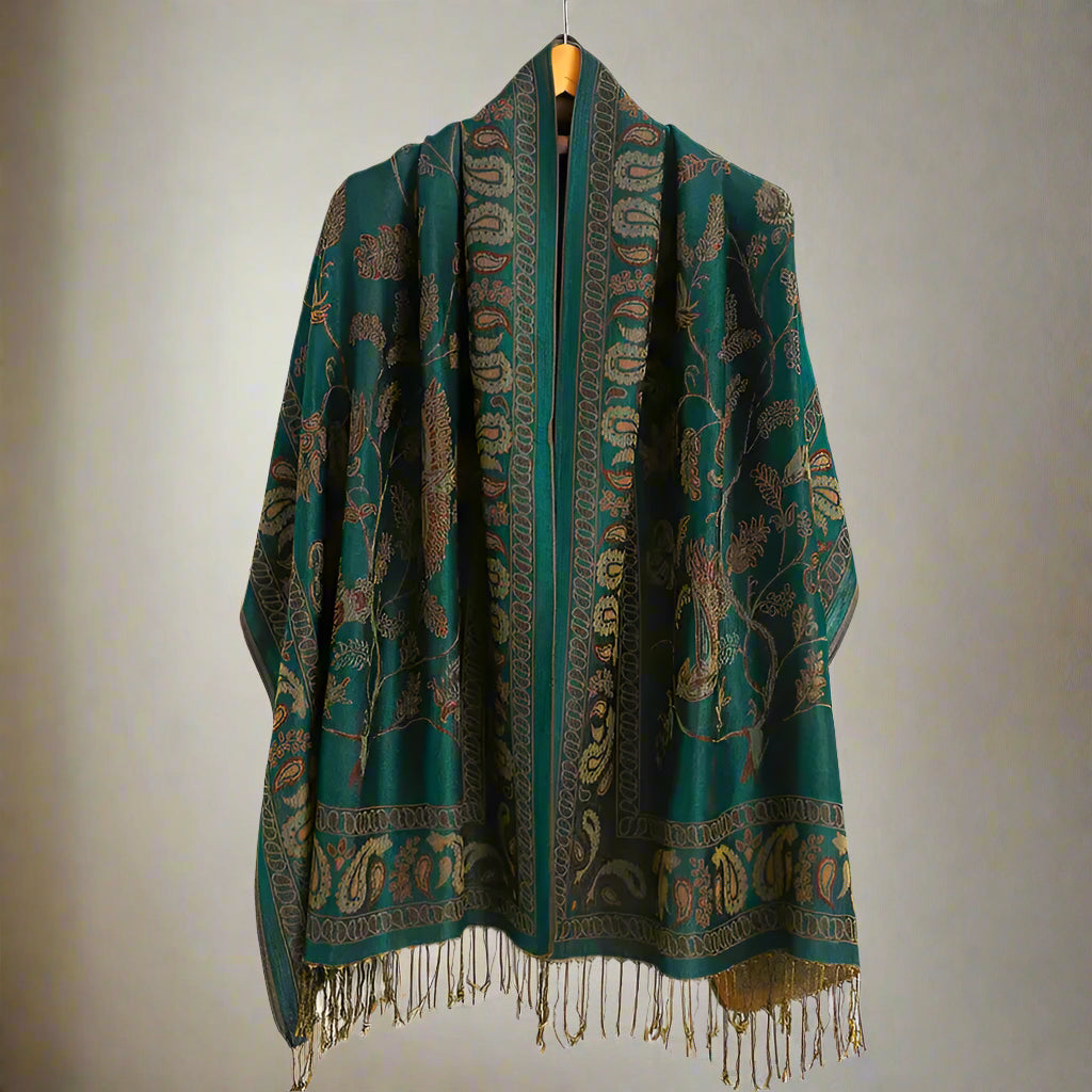 PAISLEY PRINT, ORIENTAL DESIGNS PASHMINA SCARVES/ SHAWLS