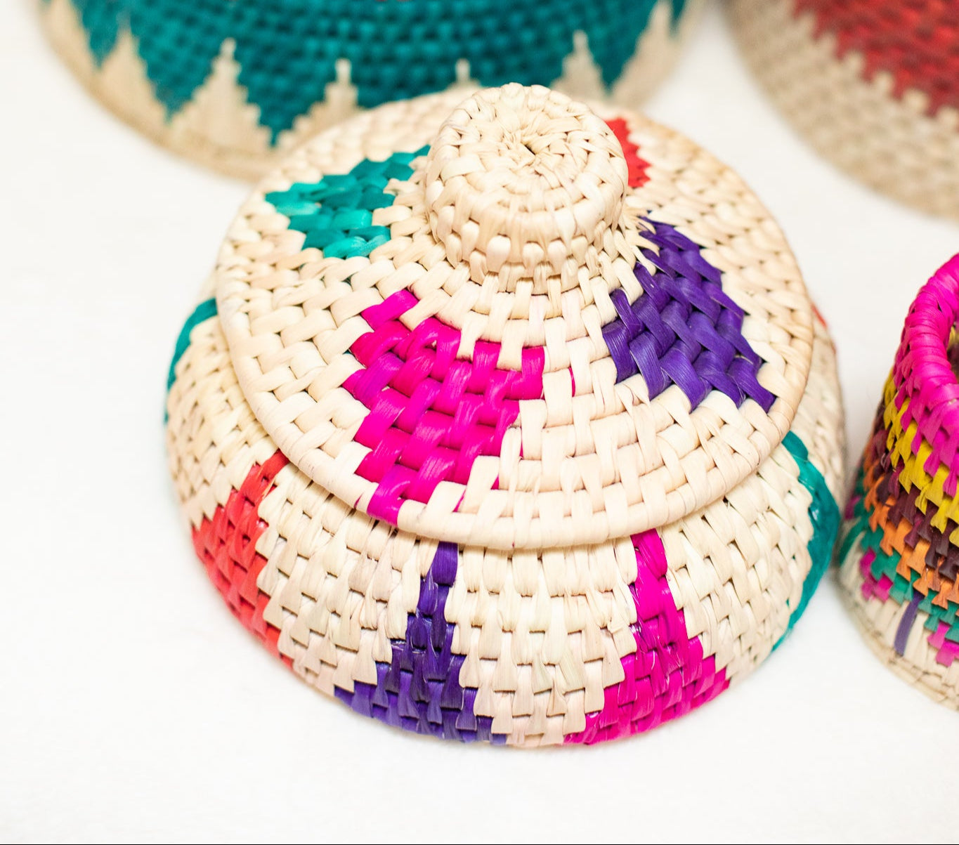 SINDHI HANDCRAFTED PALM LEAF BASKETS - JAG Universal Collection