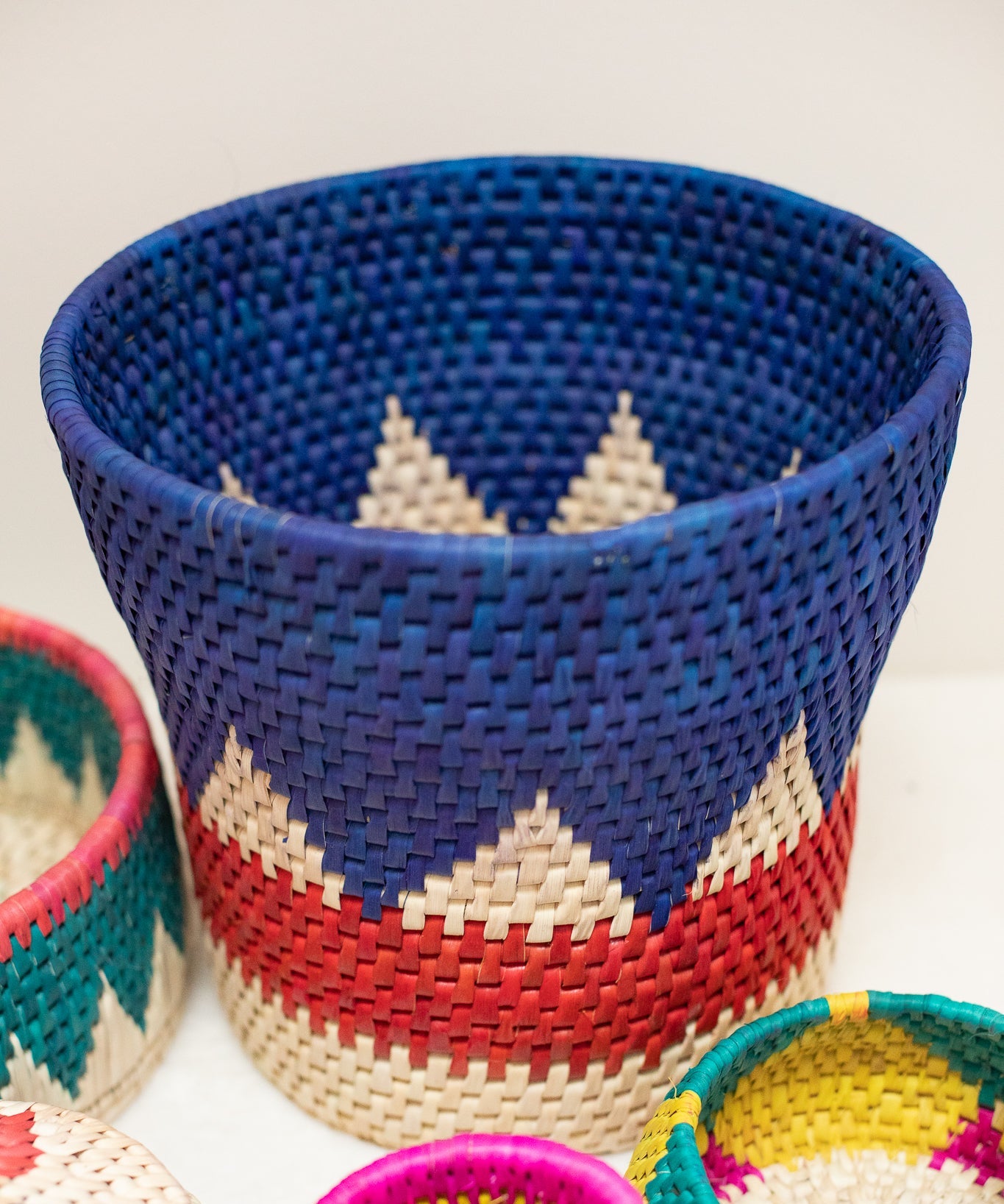 SINDHI HANDCRAFTED PALM LEAF BASKETS - JAG Universal Collection