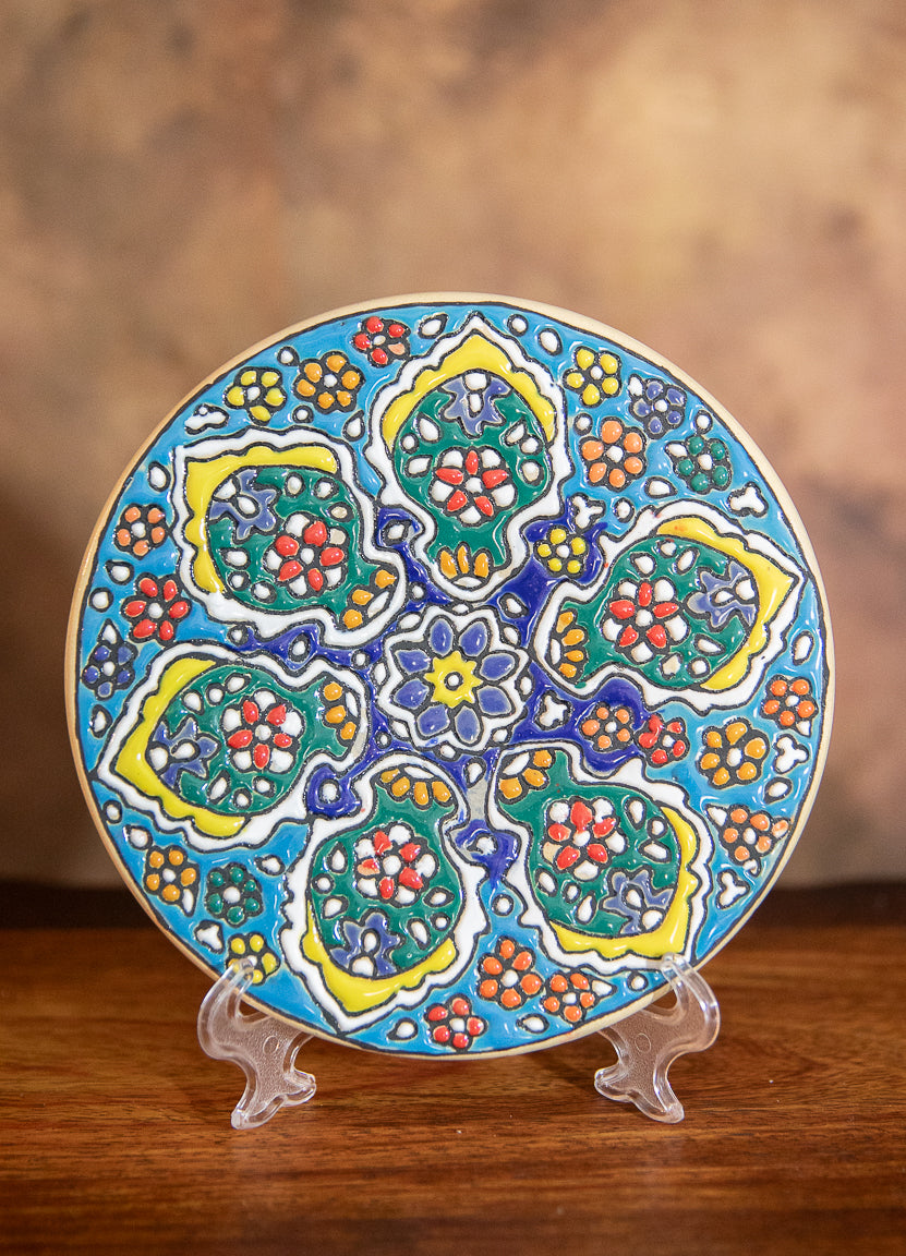 MOROCCAN DESIGN CERAMIC DECRATIVE CERAMIC PLATES - SMALL HOME DECOR - JAG Universal Collection
