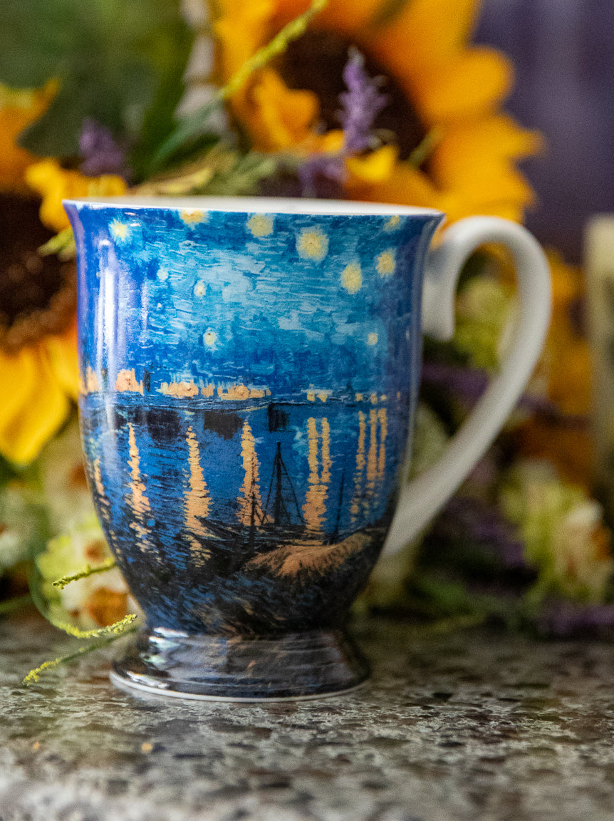 Vincent Van Gogh Coffee Tea Mug - 10 Oz Gracie Bone China