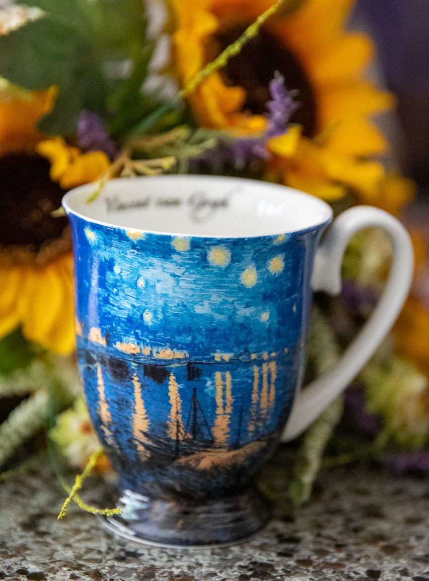 Vincent Van Gogh Coffee Tea Mug - 10 Oz Gracie Bone China
