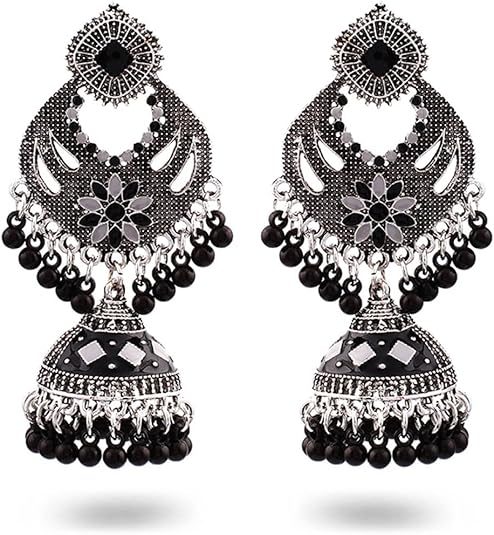 INDIAN JHUMKA DANGLE EARRINGS - JAG Universal Collection