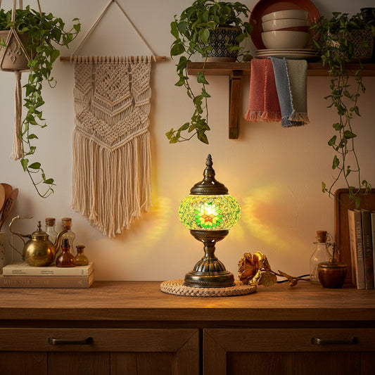 TURKISH MOSIAC TABLE LAMPS - HANDCRAFTED - JAG Universal Collection