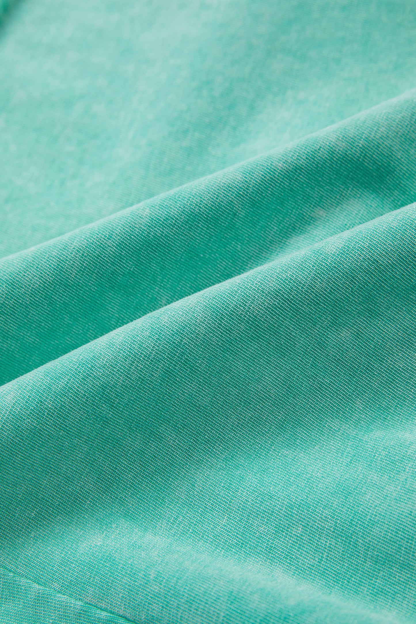 Sea Green Mineral Wash Lounge Shorts – Soft Drawstring Casual Shorts