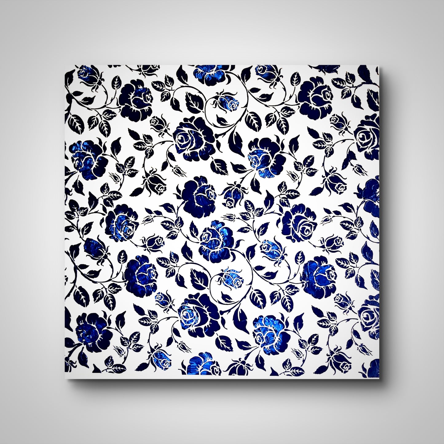 Aegean Roses -Original Wall Art on Gallery Wrapped Canvas