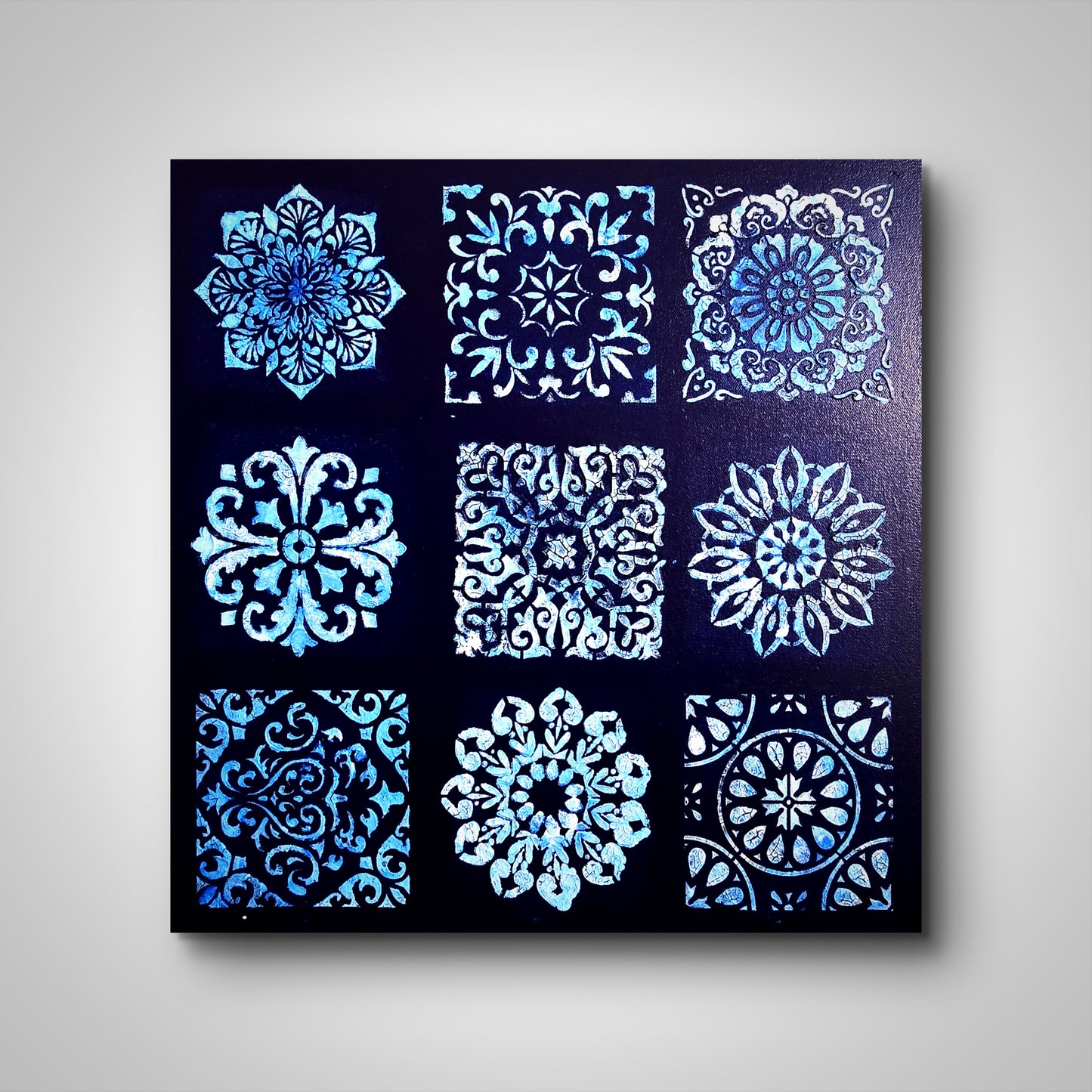 Aegean Rhapsody - Original Wall Art on Gallery Wrapped Canvas