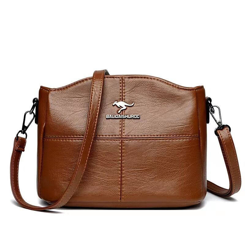 Splicing bag single shoulder crossbody bag