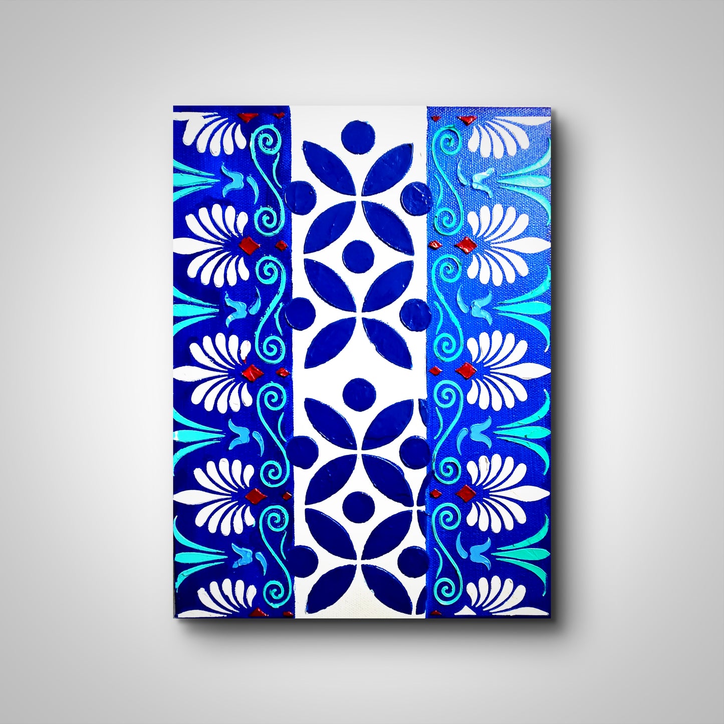 Island Bloom - Original Wall Art on Gallery Wrapped Canvas