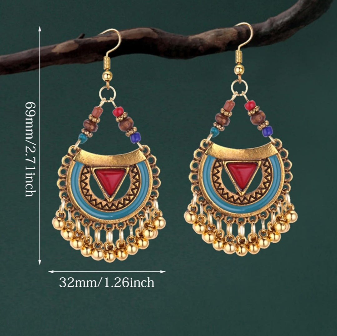 NOMADIC SPIRIT TRIBAL EARRINGS