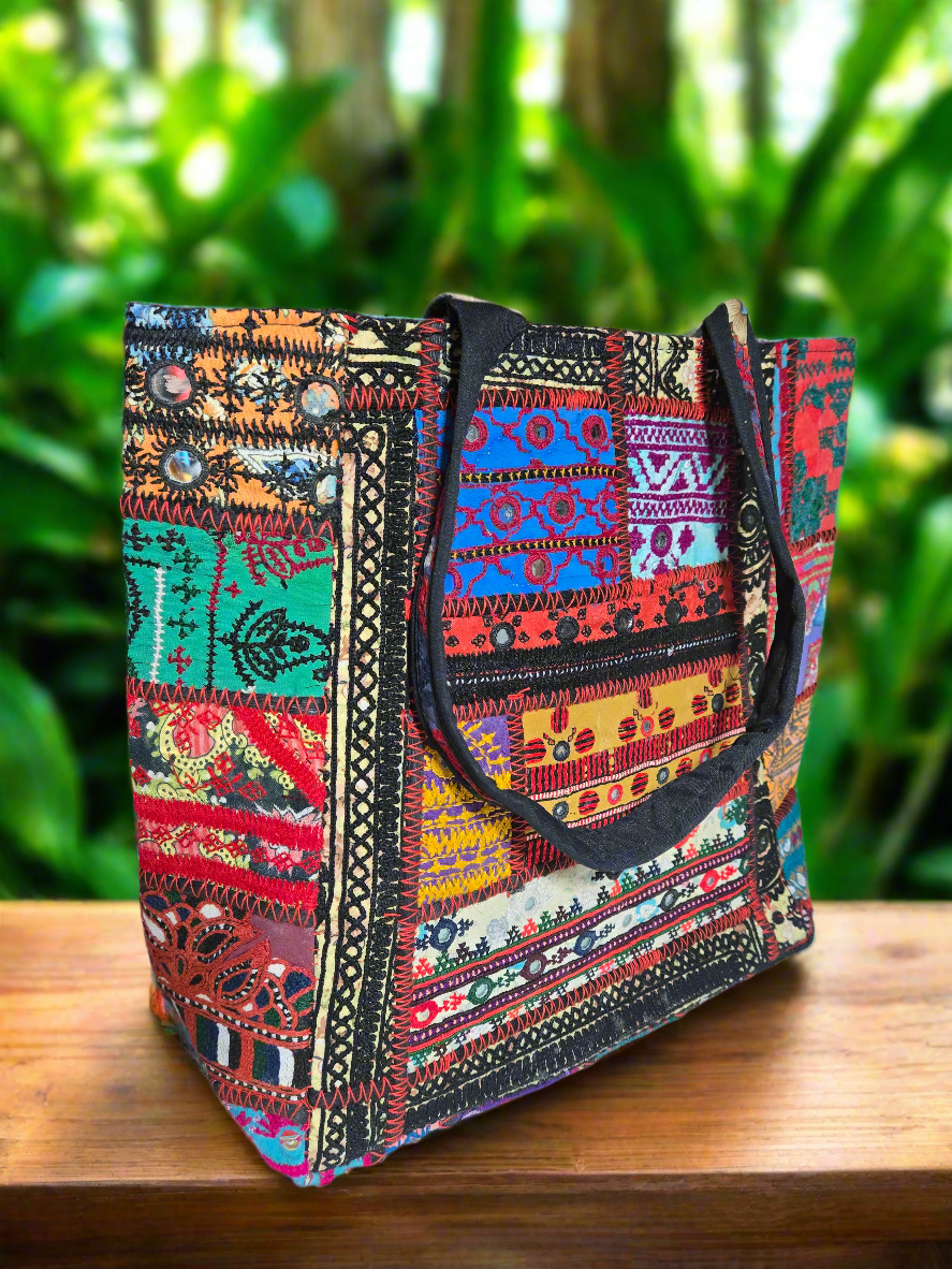 HANDCRAFTED EMBROIDERED LARGE BAGS