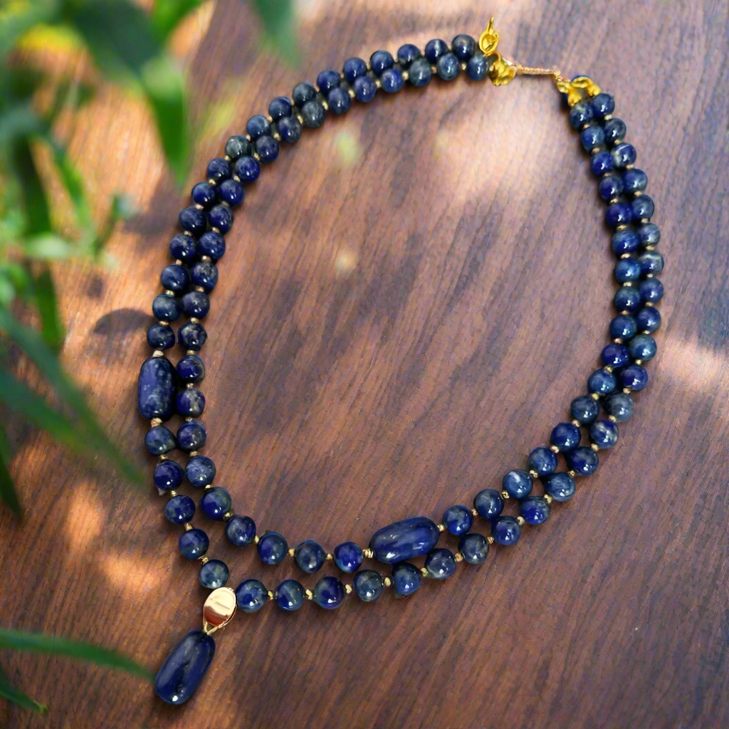 TURKISH DESIGN LAPIS LAZULI NECKLACE - HANDCRAFTED - JAG Universal Collection