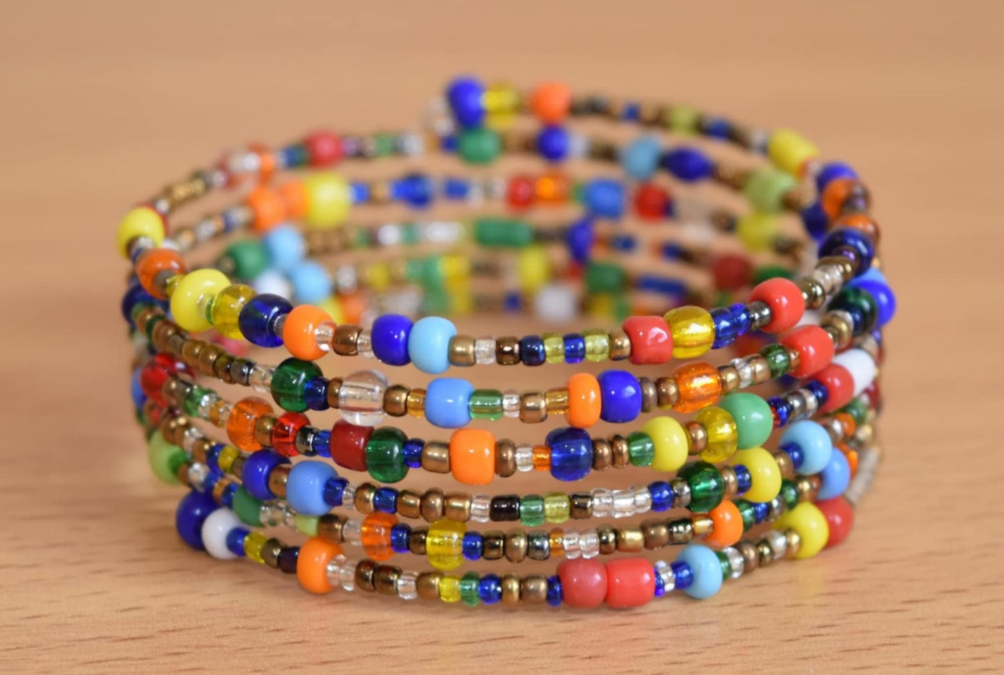 AFRICAN MASAI BEADED WRAP BRACELETS - SET OF 2 - JAG Universal Collection