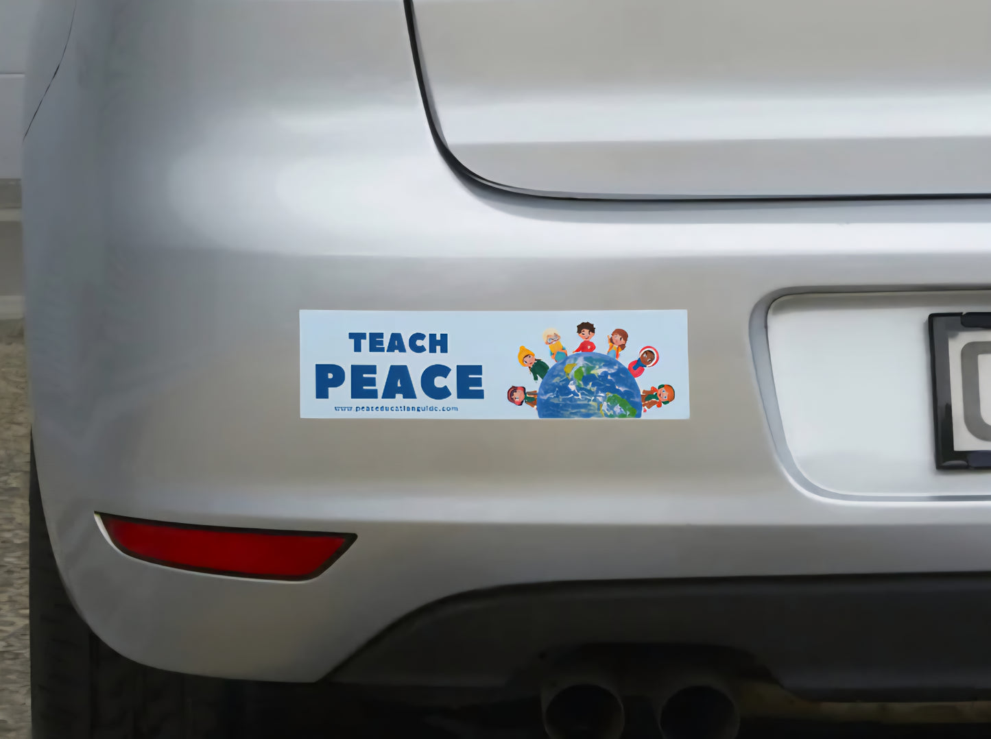 TEACH PEACE Bumper Stickers