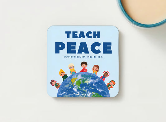 TEACH PEACE Coasters