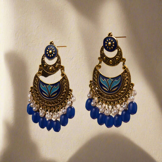 Bohemian Mosaic Drop Earrings