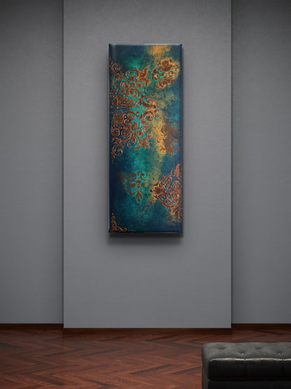 Emerald Night - Original Art on Gallery Wrapped Canvas