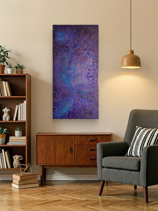 Night Bloom - Original Wall Art on Gallery Wrapped Canvas
