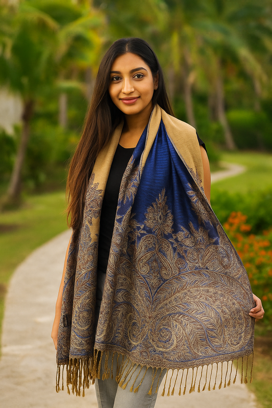PAISLEY PRINT, ORIENTAL DESIGNS PASHMINA SCARVES/ SHAWLS - JAG Universal Collection 