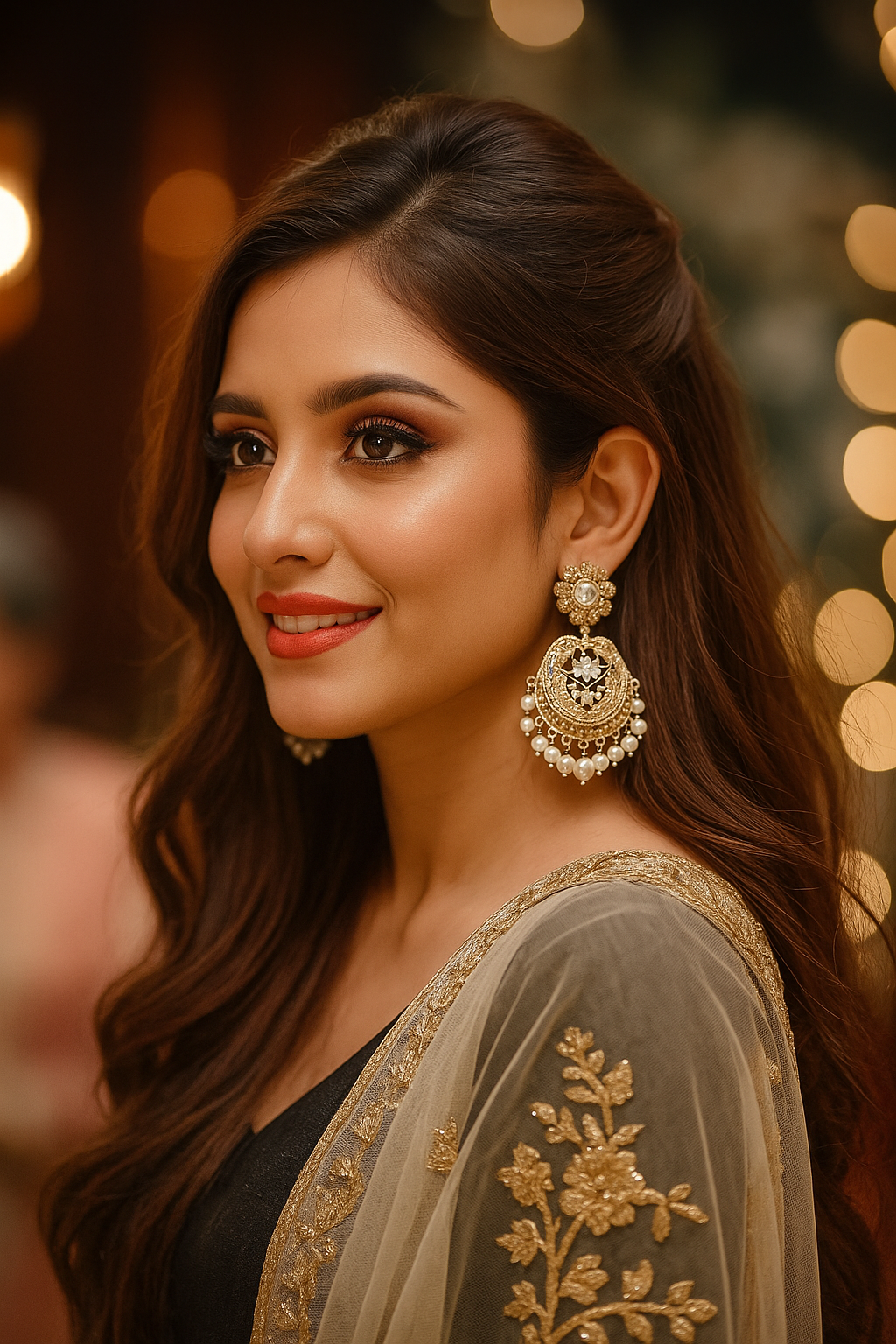 INDIAN STYLE JHUMKA DANGLE EARRINGS - JAG Universal Collection 