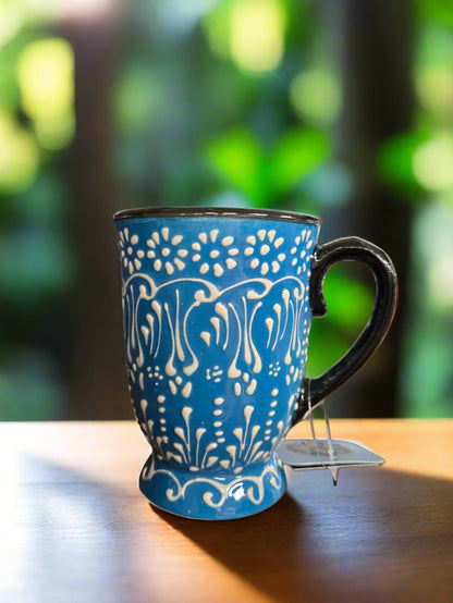 TURKISH HANDCRAFTED MUG - BLUE