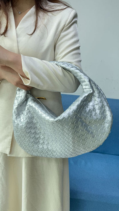 Large size women's woven bag large capacity hand-held armpit bag women's bag