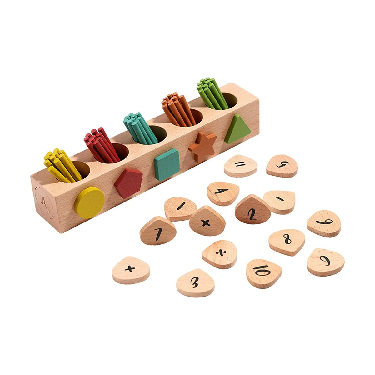 Early education spindle box for children infants and toddlers shape matching for children building blocks for babies wooden toys