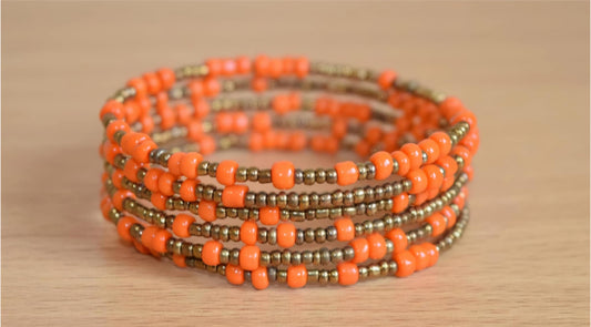AFRICAN MASAI BEADED WRAP BRACELETS - SET OF 2 - JAG Universal Collection 