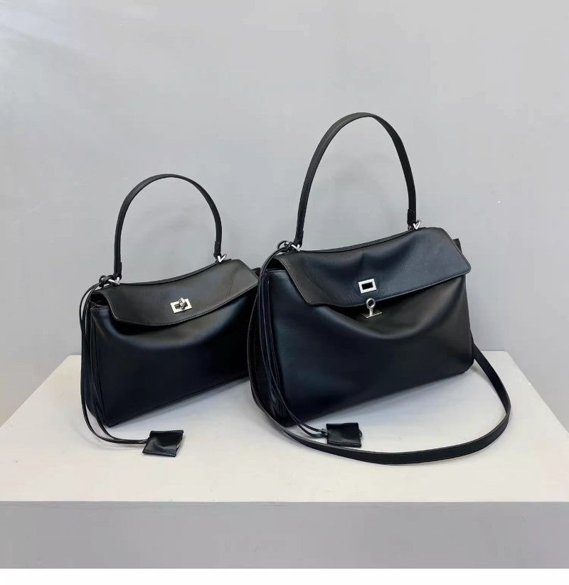 Vintage Autumn Winter Suede Matte Tote Bag, Elegant Shoulder Crossbody Kelly Bag for Women, Large Capacity Commuter Underarm Bag