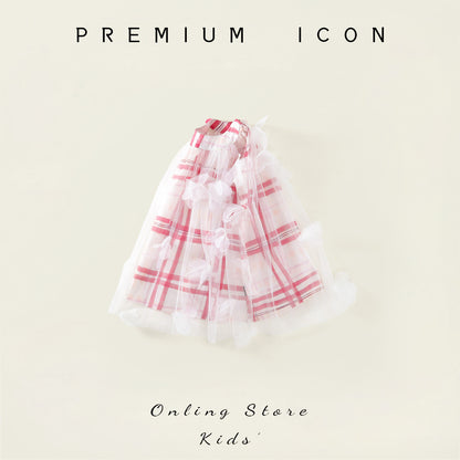 Cute Checkered Dress for Kids