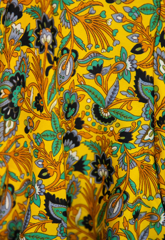 WOMEN'S BELL SLEEVE HAWAIIAN SILK BLOUSE - ONE SIZE - JAG Universal Collection 