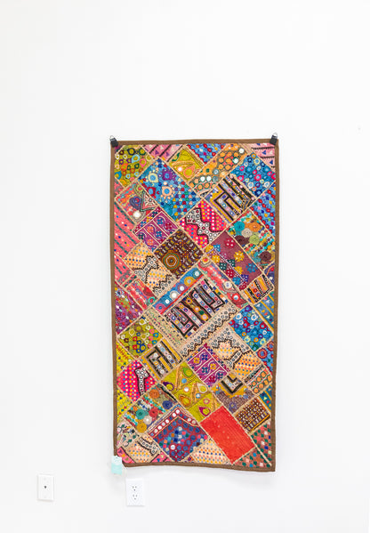 VINTAGE TEXTILE WALL TAPESTRY SOFA THROW FLOOR THROW - JAG Universal Collection 