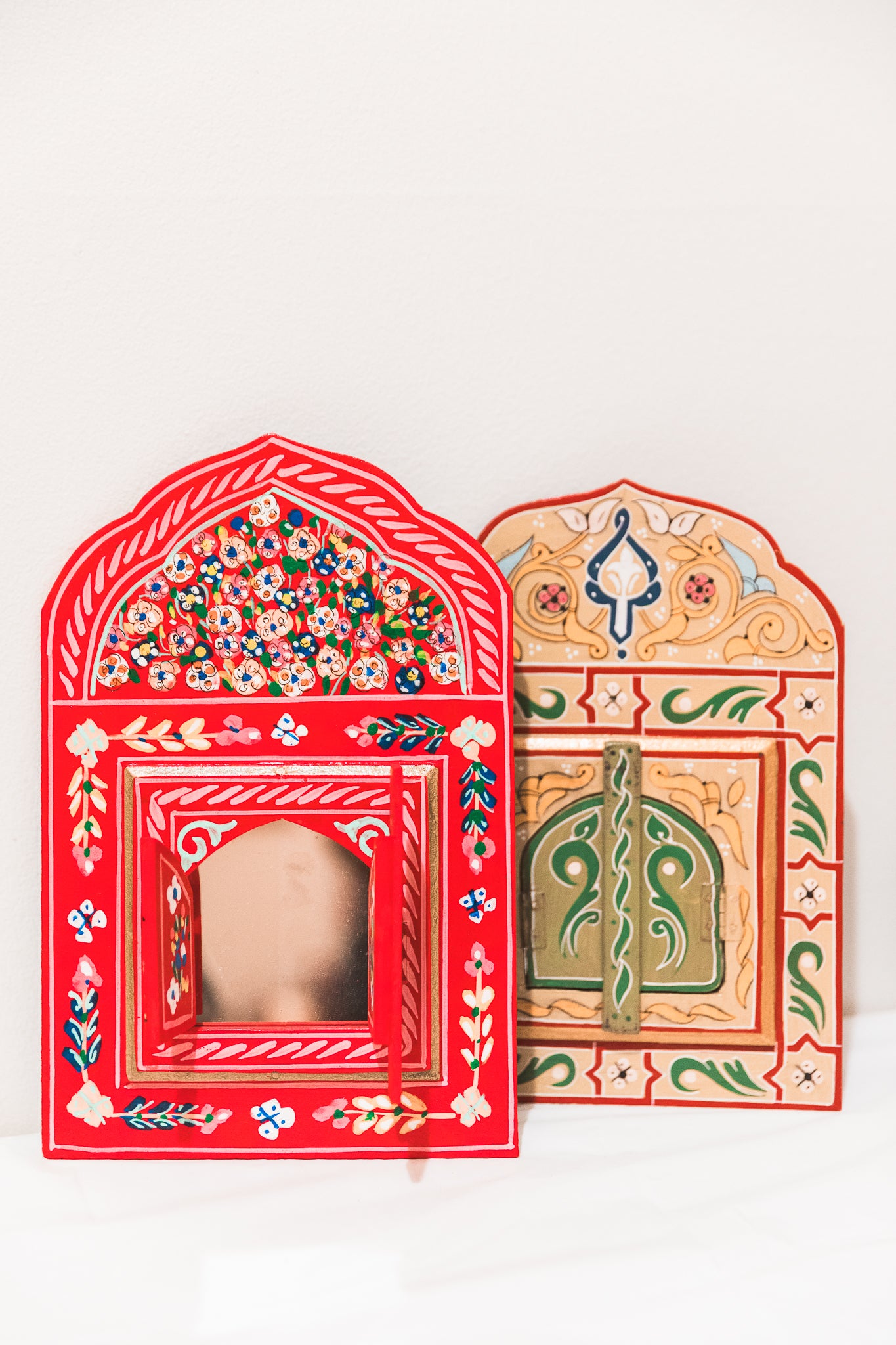 MOROCCAN HAND PAINTED MIRROR WALL DECOR - SMALL - JAG Universal Collection 