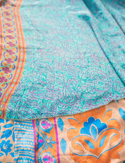 WOMEN'S SILK WRAP INDIAN SARI SKIRTS - JAG Universal Collection 