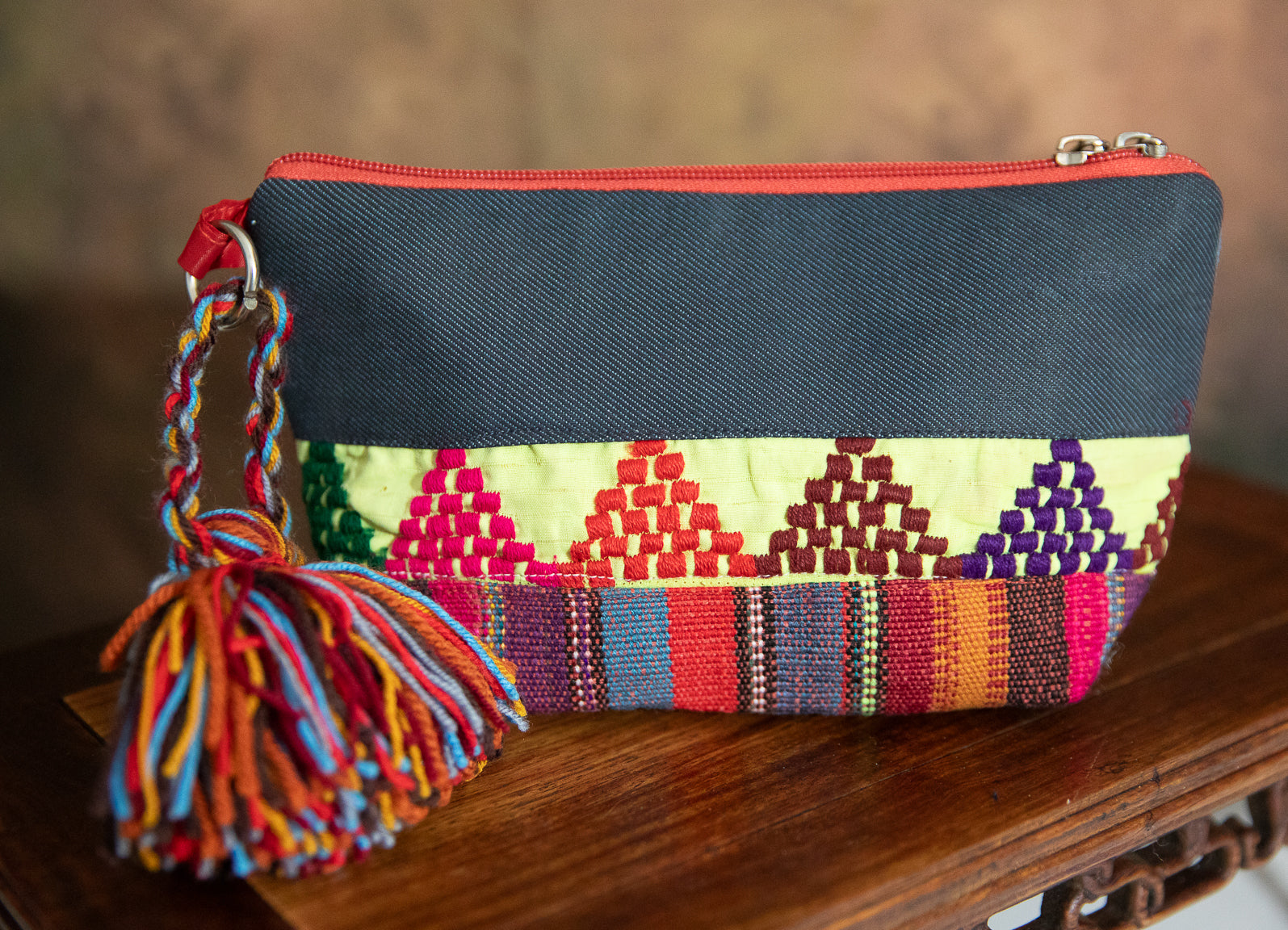 HANDCRAFTED MAKE UP BAG - JAG Universal Collection 