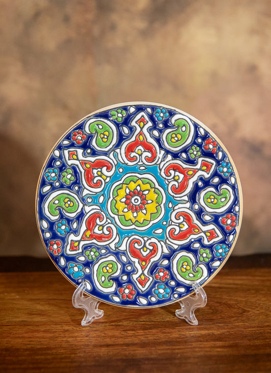 MOROCCAN DESIGN CERAMIC DECRATIVE CERAMIC PLATES - SMALL HOME DECOR - JAG Universal Collection 