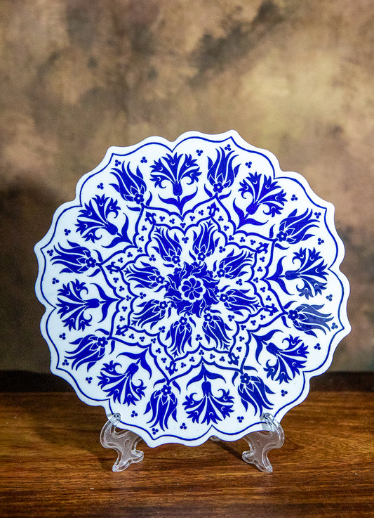 TURKISH HAND PAINTED AND CRAFTED DISH TRIVET - JAG Universal Collection 