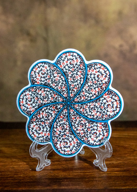 TURKISH TRIVET HAND CRAFTED CERAMIC DISH COASTER - JAG Universal Collection 