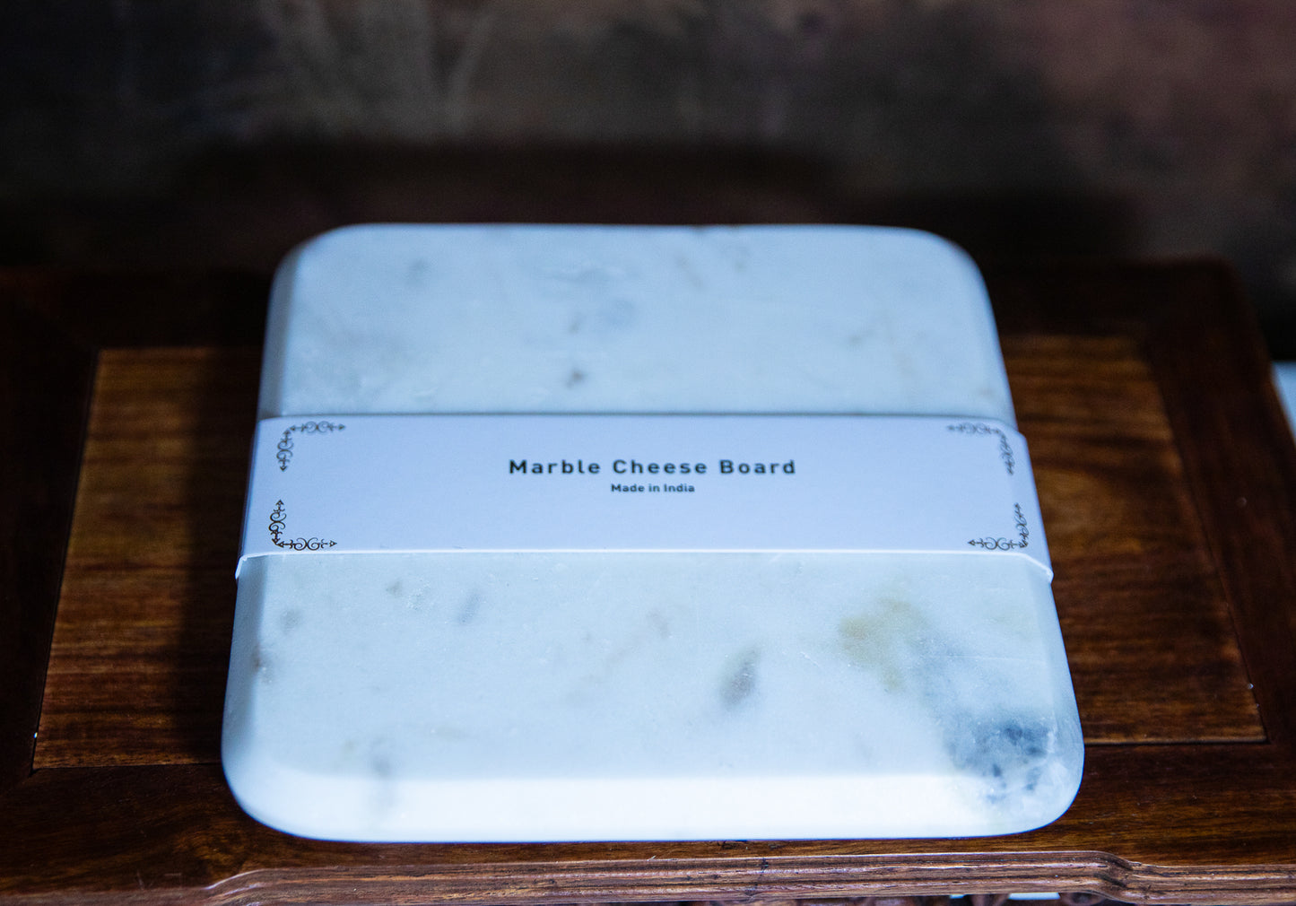 White Marble Cheese Board