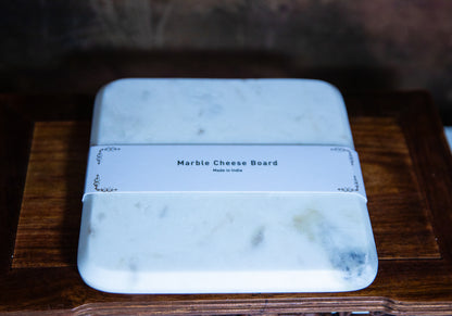White Marble Cheese Board