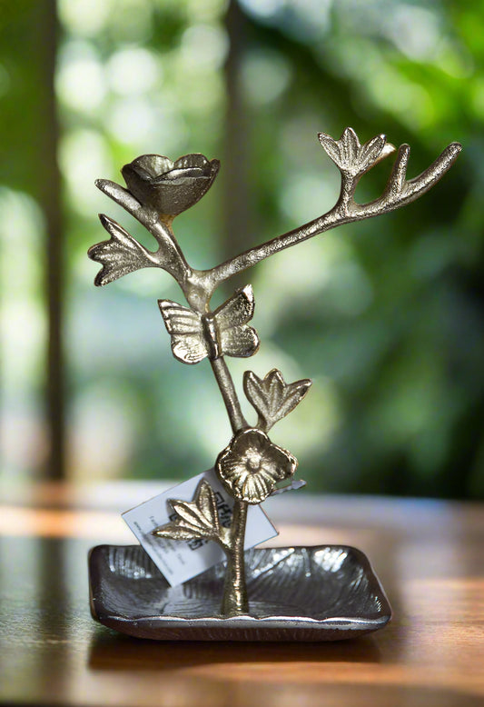 Handcrafted Floral Jewelry Holder