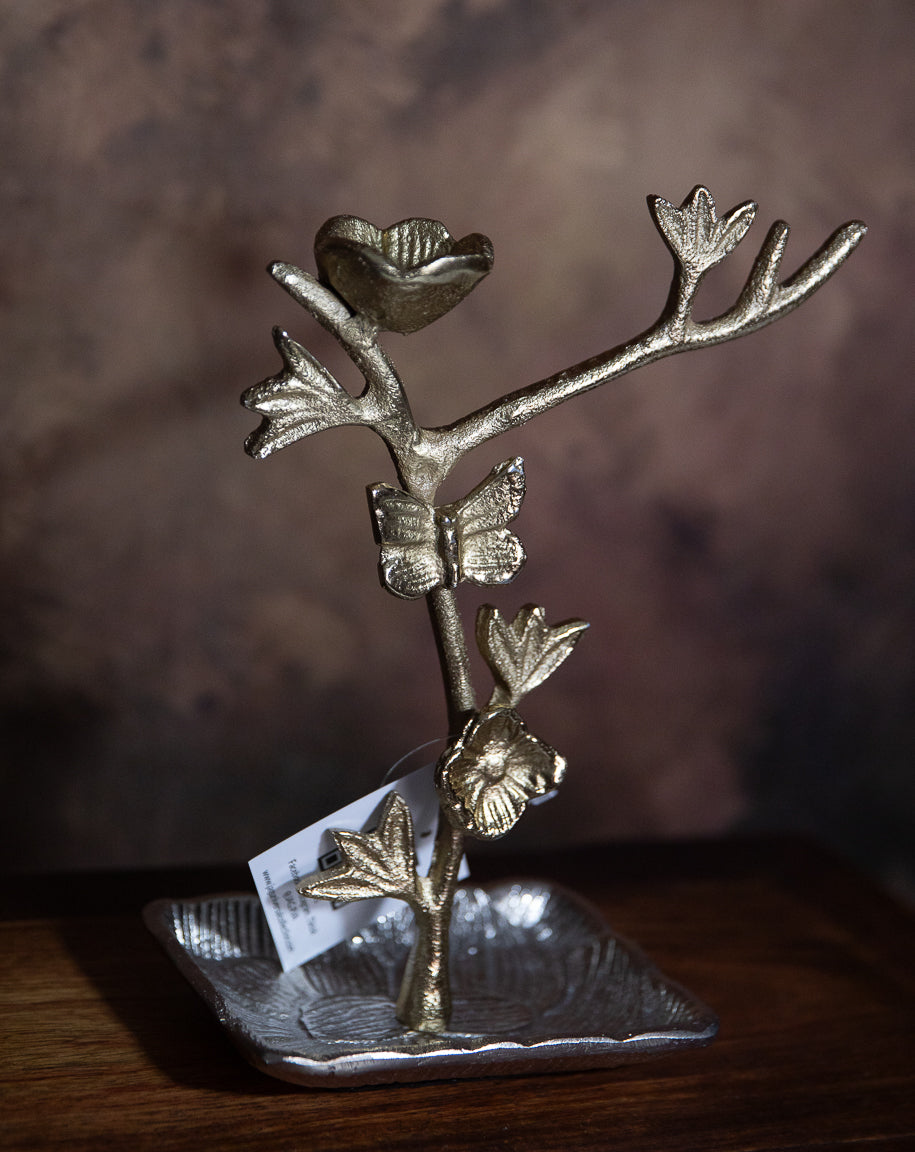 Handcrafted Floral Jewelry Holder