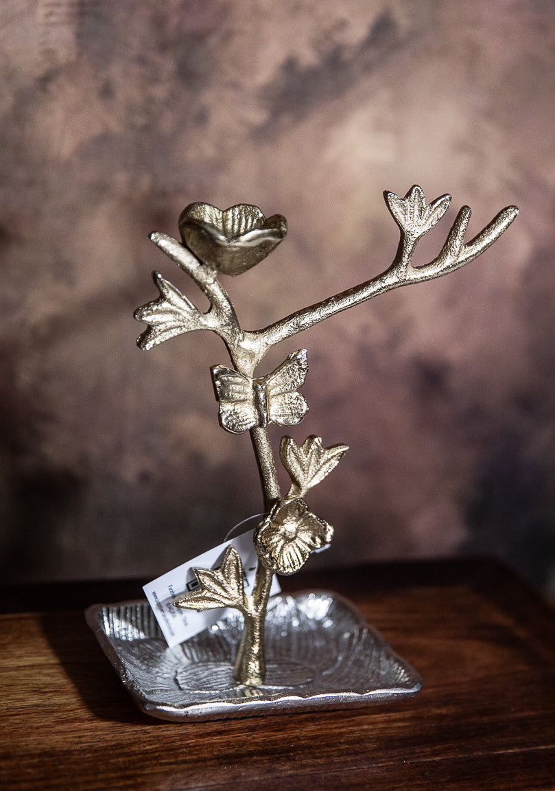 Handcrafted Floral Jewelry Holder