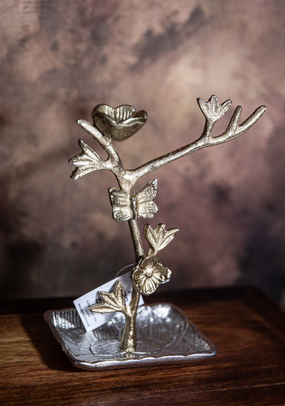 Handcrafted Floral Jewelry Holder