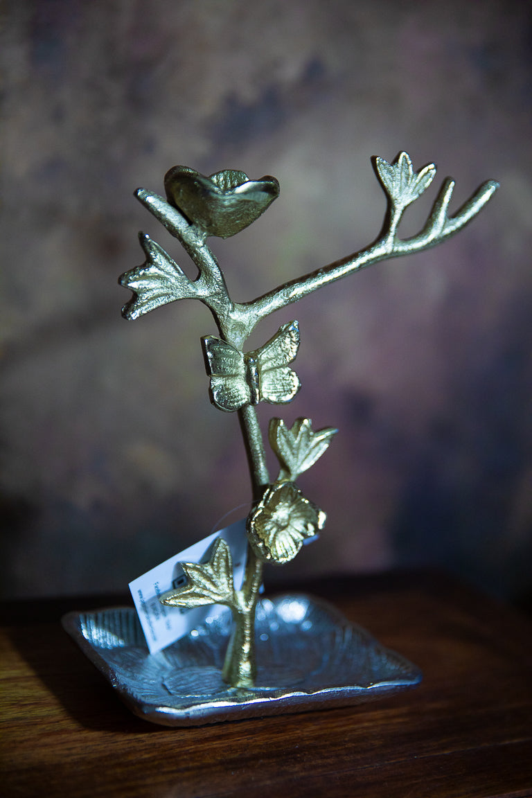 Handcrafted Floral Jewelry Holder