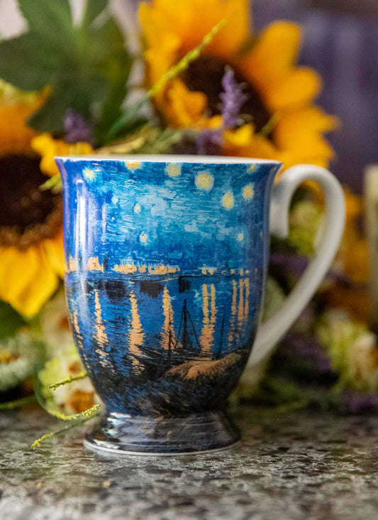 Vincent Van Gogh Coffee Tea Mug - 10 Oz Gracie Bone China