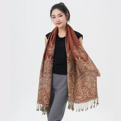PAISLEY PRINT, ORIENTAL DESIGNS PASHMINA SCARVES/ SHAWLS - JAG Universal Collection 