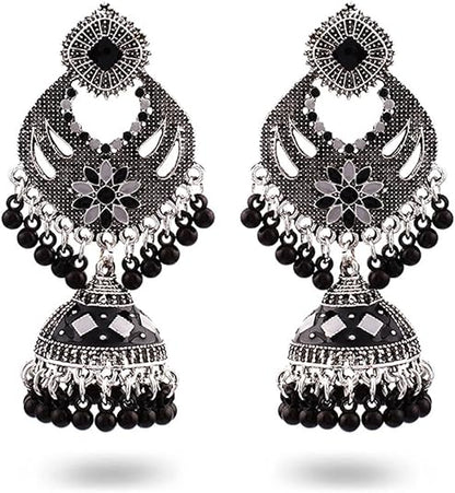 INDIAN JHUMKA DANGLE EARRINGS - JAG Universal Collection 